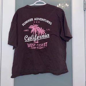 Shein Oversized California Dreaming Tee